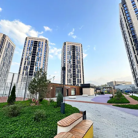 2 Room Apartment, Жк Комфорт Сити Flat 62 Almaty Exterior photo
