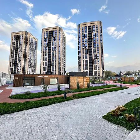 2 Room Apartment, Жк Комфорт Сити Flat 62 Almaty Exterior photo