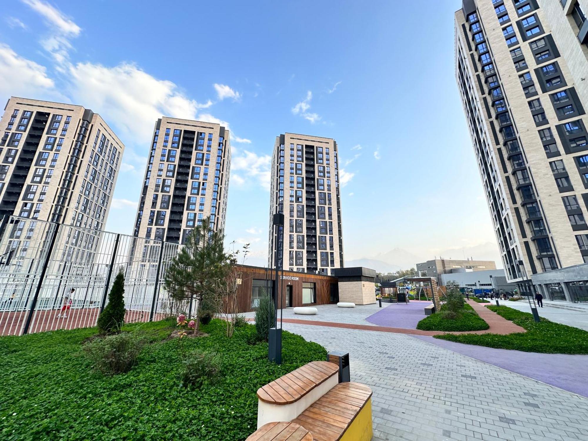 2 Apartment, жк комфорт сити Flat 62 Almaty